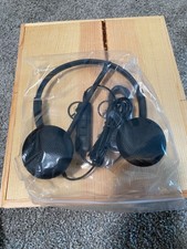 Słuchawki Dell WH 1022 ORMH97-LXN00. Regulacja głośności. Regulowany zestaw słuchawkowy.