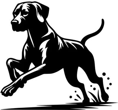 RHODESIAN RIDGEBACK Aufkleber Autoaufkleber Folienaufkleber Silhouette #87 - Bild 1 von 3