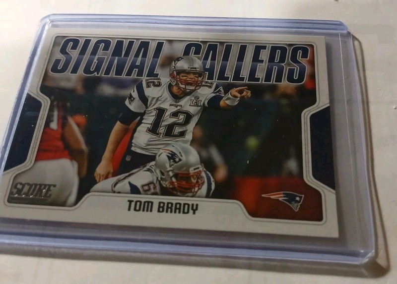Tom Brady - 2018 Score Signal Callers Insert Card