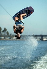 Maeghan Major of Charlotte NC competes at the X Games IX Wakeboar- 2003 Photo 2