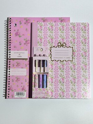 LoveShackFancy x Target 3pk Ballpoint Pens, Spiral Notebook & Composite Notebook