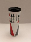 Starbucks 2017 Holiday Geometric Triangle Trees 12 oz aluminum Travel Tumbler