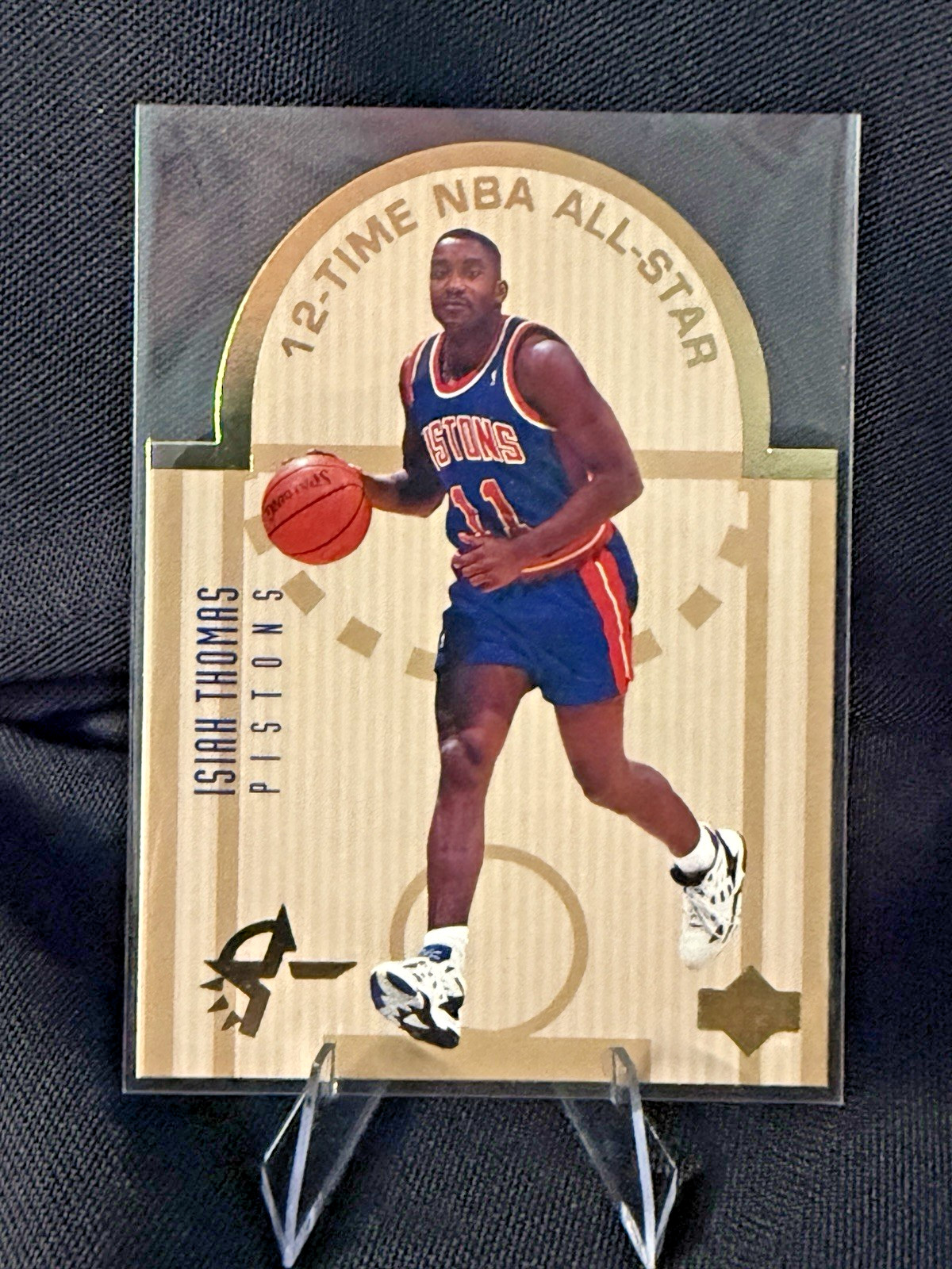 1993-94 Upper Deck SE #E8 Isiah Thomas DIE CUT ALL-STARS