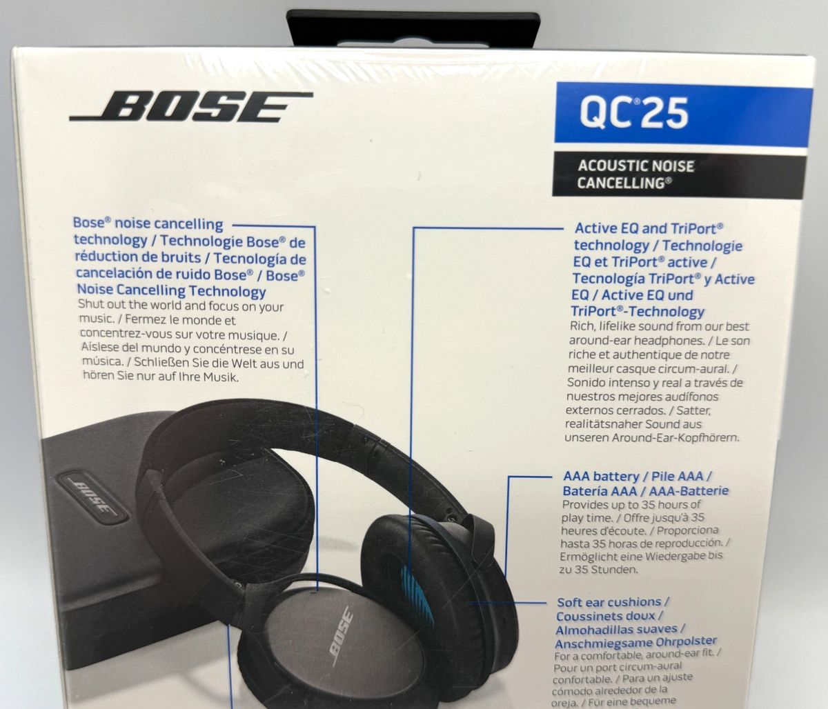 BOSE QuietComfort 25 Acoustic Noise Cancelling Wired Headphones