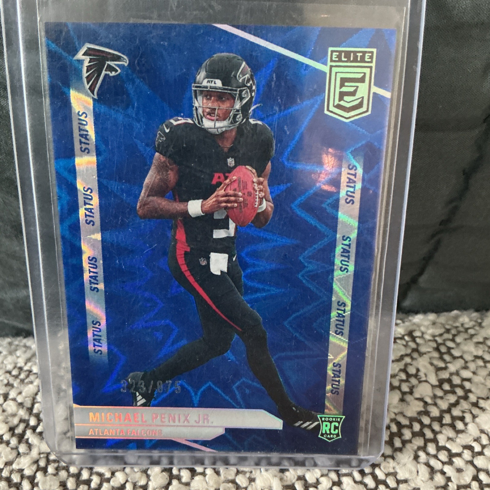 2024 Panini Donruss Elite Status Michael Penix Jr. #125 Falcons RC /875