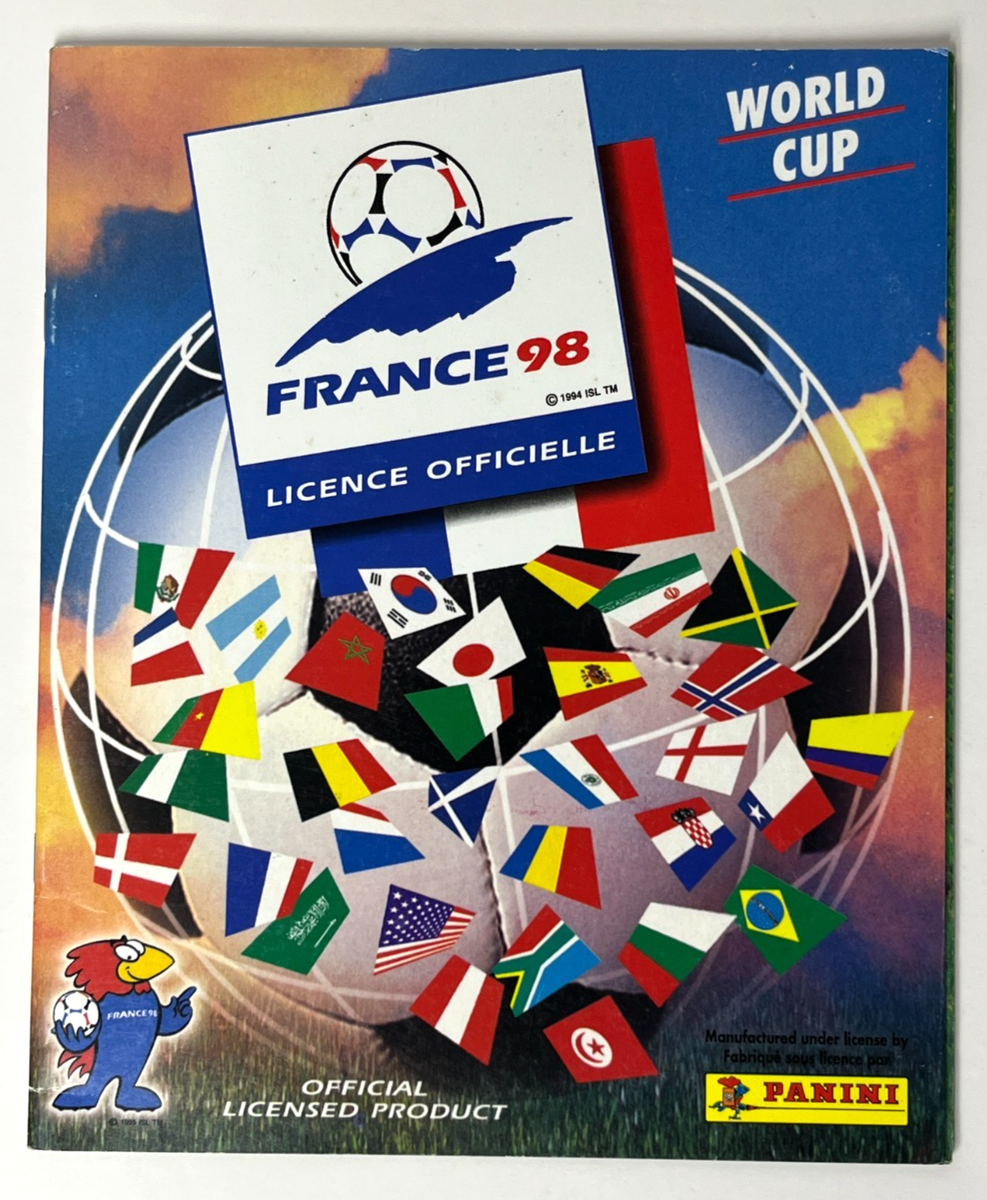 1998年フランスワールドカップ記念冊子 ALBUM FIFA World Cup FRANCE 1998 PANINI Complete Magazine Reprint