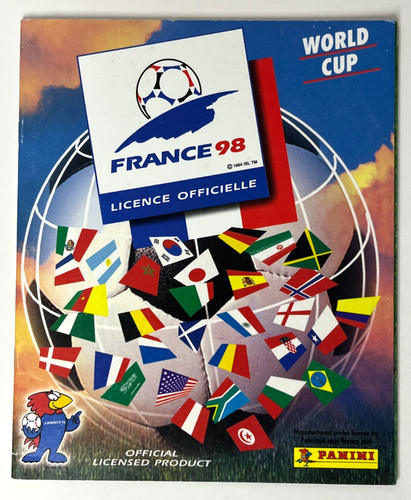 ALBUM FIFA World Cup FRANCE 1998 PANINI Complete Magazine Reprint RONALDO ZIDANE