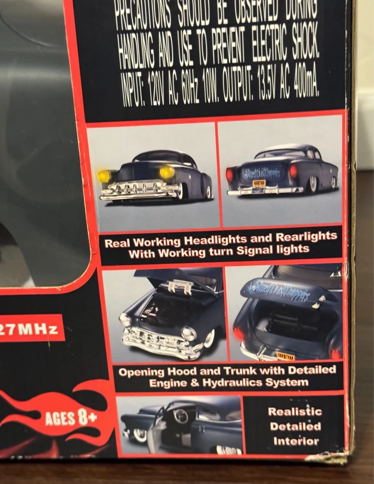 COCHE REMOTO WEST COAST CHOPPERS JESSE JAMES RC 54 GRIS CHEVY ESCALA 1:6 27 MHz 2004 Foto 3 de 4