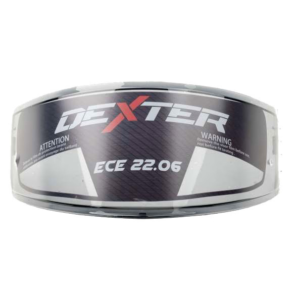 Dexter Atlas Motorbike Motorcycle Dark Smoke Race Visor - NOT Road Legal