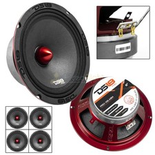    4    DS18 PRO-X8.4BM 8" Bullet Speakers 550W 4 ohm Loudspeakers Midrange 2 Pair