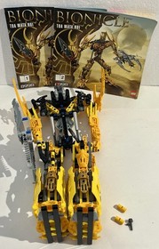 LEGO Bionicle Toa Mata Nui 8998 Assembled w/manuals Incomplete No Mask