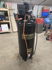Craftsman 60 Gallon ~7 HP*3.2 HP ~150 PSI ~240 Volt ~Twin Used Air Compressor