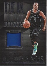 2017-18 Panini Noir New Wave Jerseys #9 Dennis Smith Jr. /99 - BSK