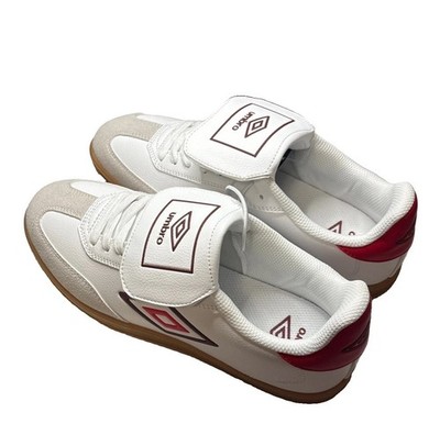 NEW Umbro UMBRO-TX UMOA875103 White Red Gum Men's Soccer Sneakers 8M