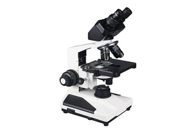 Radical Quality Medical Pathology Binocular LED Microscope w PLAN Optics Battery