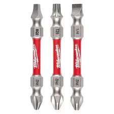 Milwaukee Tool 48-32-4319 Shockwave Impact Duty Ph2/Sq2/T25 Double Ended Bits