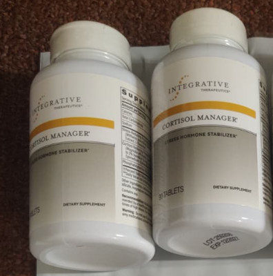 Integrative Therapeutics Cortisol Manager Allergen Free 90 Capsules 2 Pack