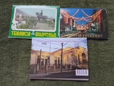 Vintage USSR, Three sets of postcards, Cities of Tbilisi, Chisinau, Leningrad.