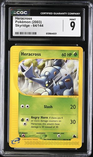 Heracross graded CGC 9 for sale on eBay