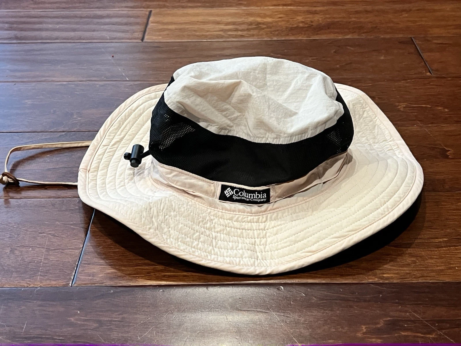 Columbia Omni Lt Pink Black Mens Women's OS Mesh Boonie Fishing Bucket Sun Hat