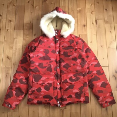 Bape Puffer Jacket Camo A Bathing Ape Camouflage Down Jacket Adult