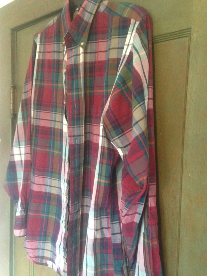 Gant Granate Foxhunt Cuadros Botón Mediano Foto 2 de 4