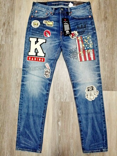 AE) X KEITH HARING PATCHES GRAPHICS 