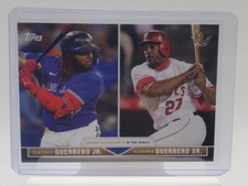 2022 Topps X Bobby Witt Jr Crown Collection #34 Vladimir Guerrero Jr & Sr card