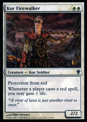 Kor Firewalker 11/145 Uncommon Magic The Gathering LP