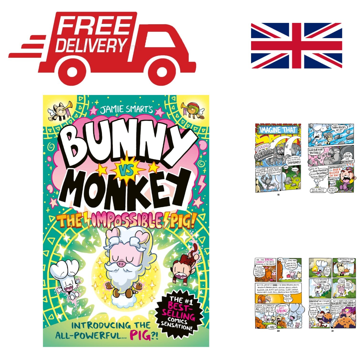 Bunny vs Monkey: The Impossible Pig