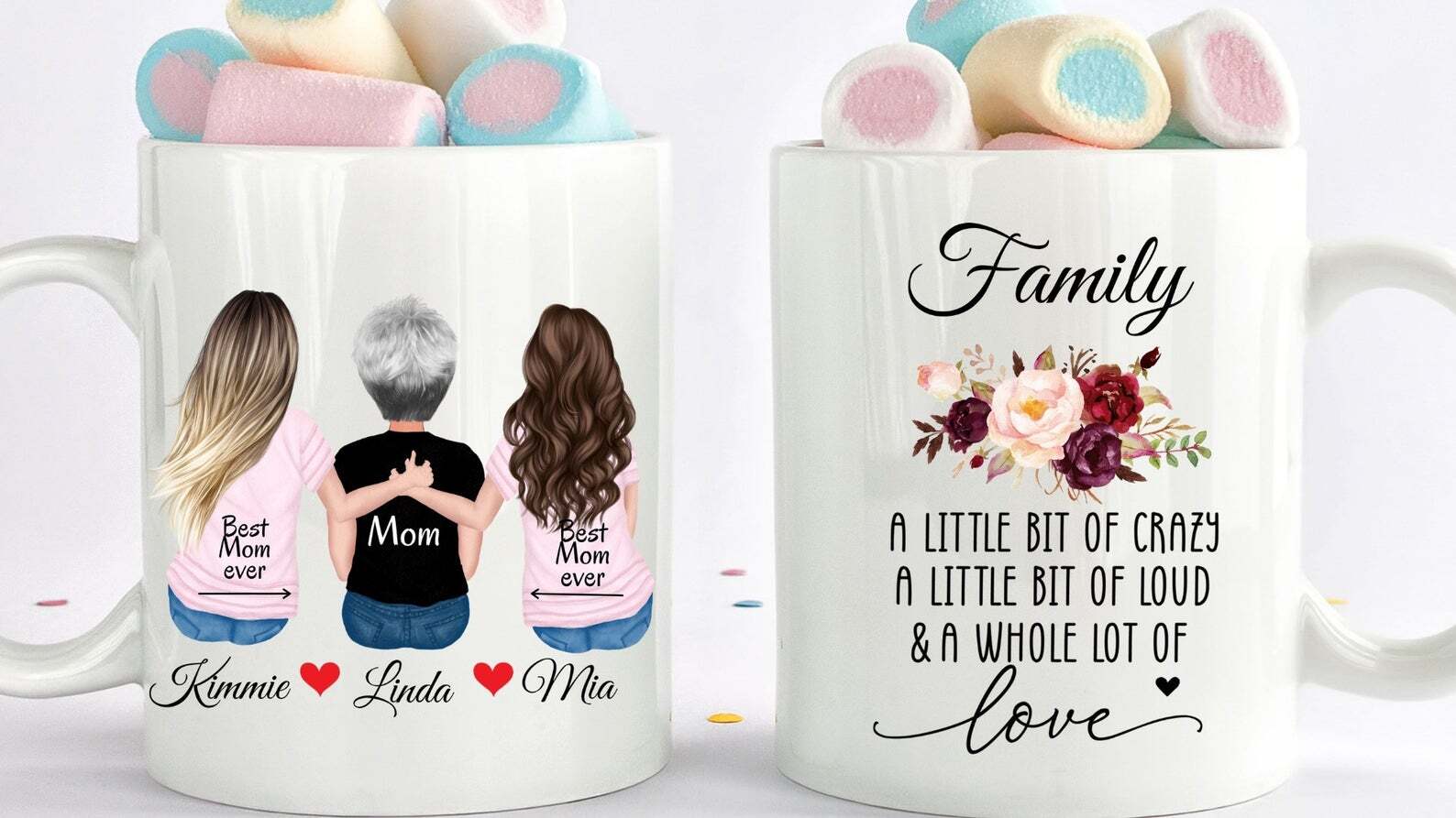 Mom Gift From Daughter Coffee Mug Long Distance Mother Christmas Gift For Mom