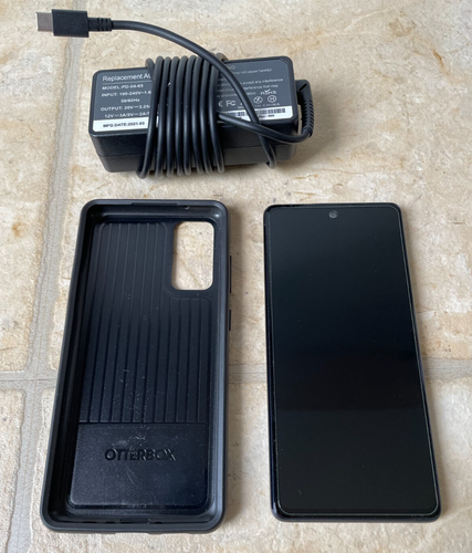 Samsung Galaxy S20 FE 5G 128 GB unlocked phone w/ Otterbox case & charger - Photo 2 sur 5