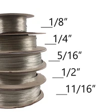 Braided Ground Straps Tinned Copper Universal Automotive Wire Shielding Lot