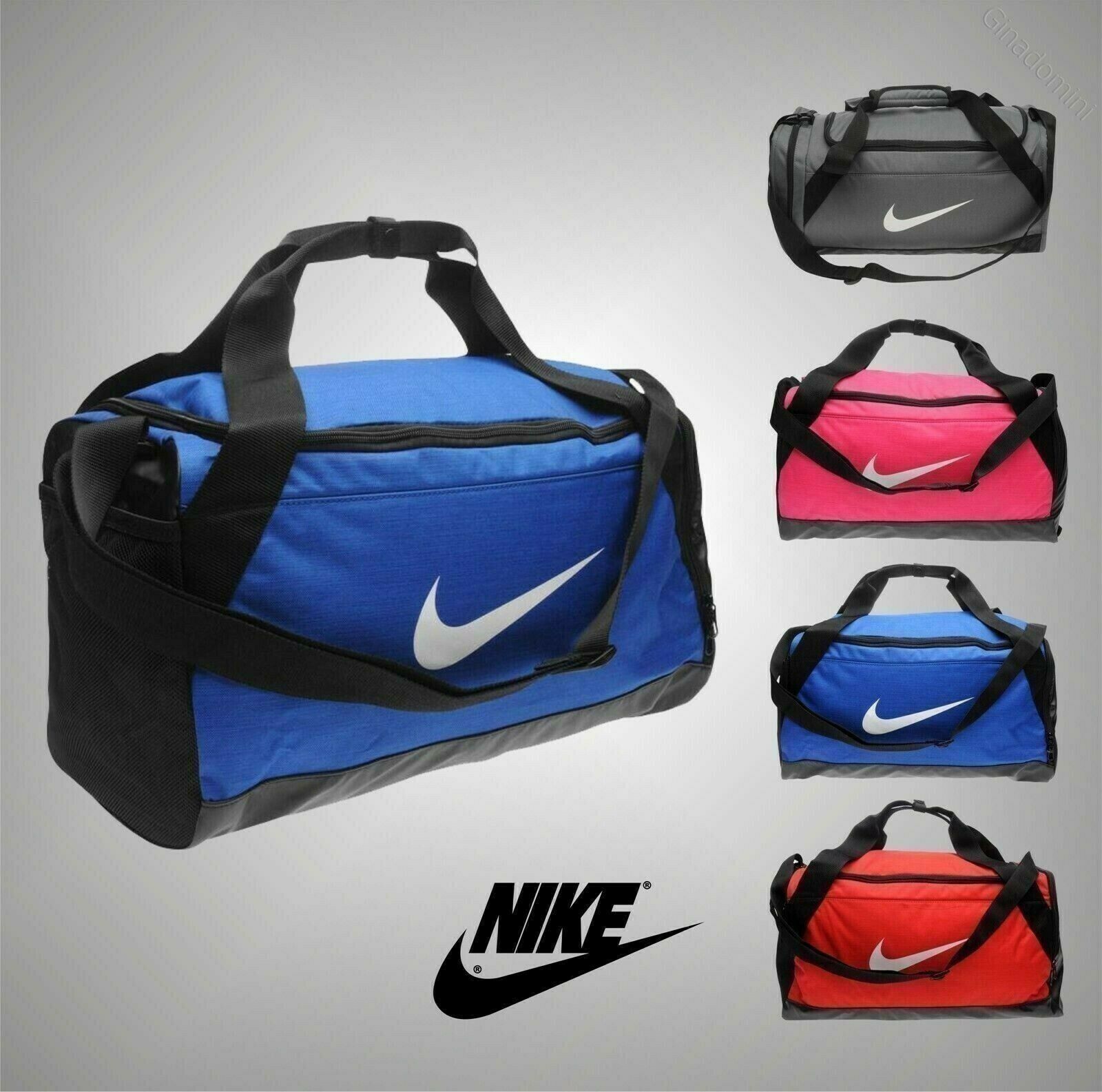 Nike Sports Gym Brasilia Grip Bag Holdall Size H24 x x D23cm | eBay