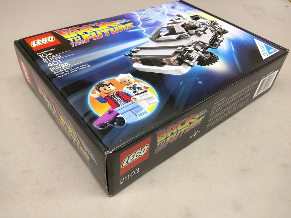 LEGO CUUSOO 21103 Back to the Future DeLorean Time Machine NEW! McFly Doc Ideas - Image 2 of 4