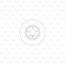 Rotores de disco de freno para BMW Serie 3 F30 eje delantero Abtex BD1840V