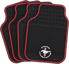 Ford Mustang Car Mat Drink Coaster Set * Conversation Starter! FREE USA SHIPPING