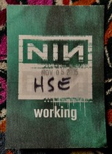 NINE INCH NAILS - PHILADELPHIA - NOVEMBER 05, 2005 - WORKING ALL ACCESS PASS