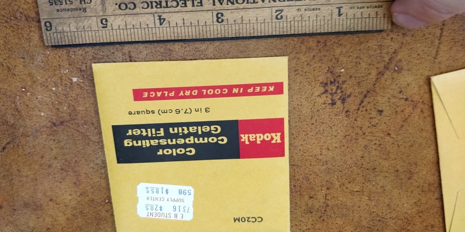 CC20M Color Compensating Fliter 3" - 75mm Square Kodak gelatin filter - Image 3 of 4