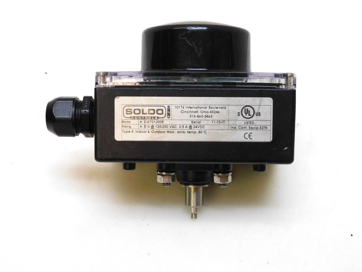 SOLDO CAT01200E LIMIT SWITCH 5A@125/250VAC 0.5A@24VDC | eBay