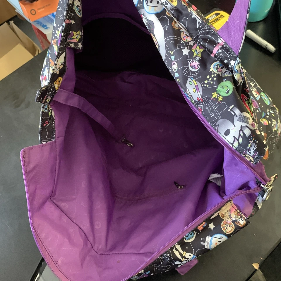 Bolsa Tokidoki Ju Ju Be Rare Space Place Be Prepare + Mini Bolsa Foto 4 de 4