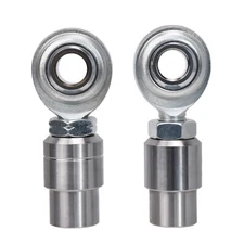 LH & RH Economy Panhard Bar Rod End 3/8" x 3/8"-24 Heim Joint Bungs .058" Wall