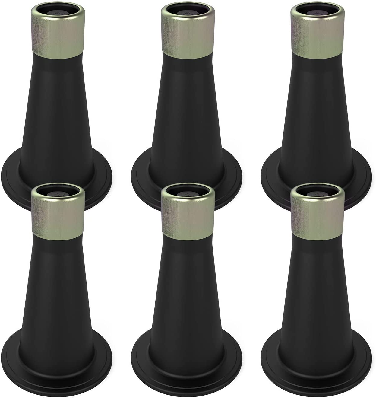 6Pcs Bed Frame Feet,Bed Frame Feet for Replace Wheels,Risers for Bed