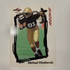 WASHINGTON REDSKINS MICHAEL WESTBROOK 1995 SCORE ROOKIE CARD. rookie card picture