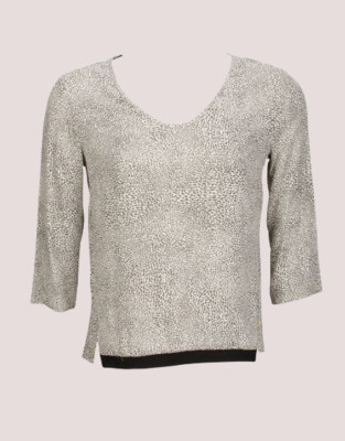 I.Code 3/4 Ärmel T-Shirt Leopard UK Large LN004 II 13