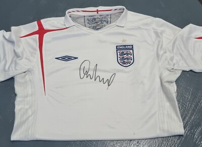 England Man Utd Legend Gary Neville Original Hand Signed England