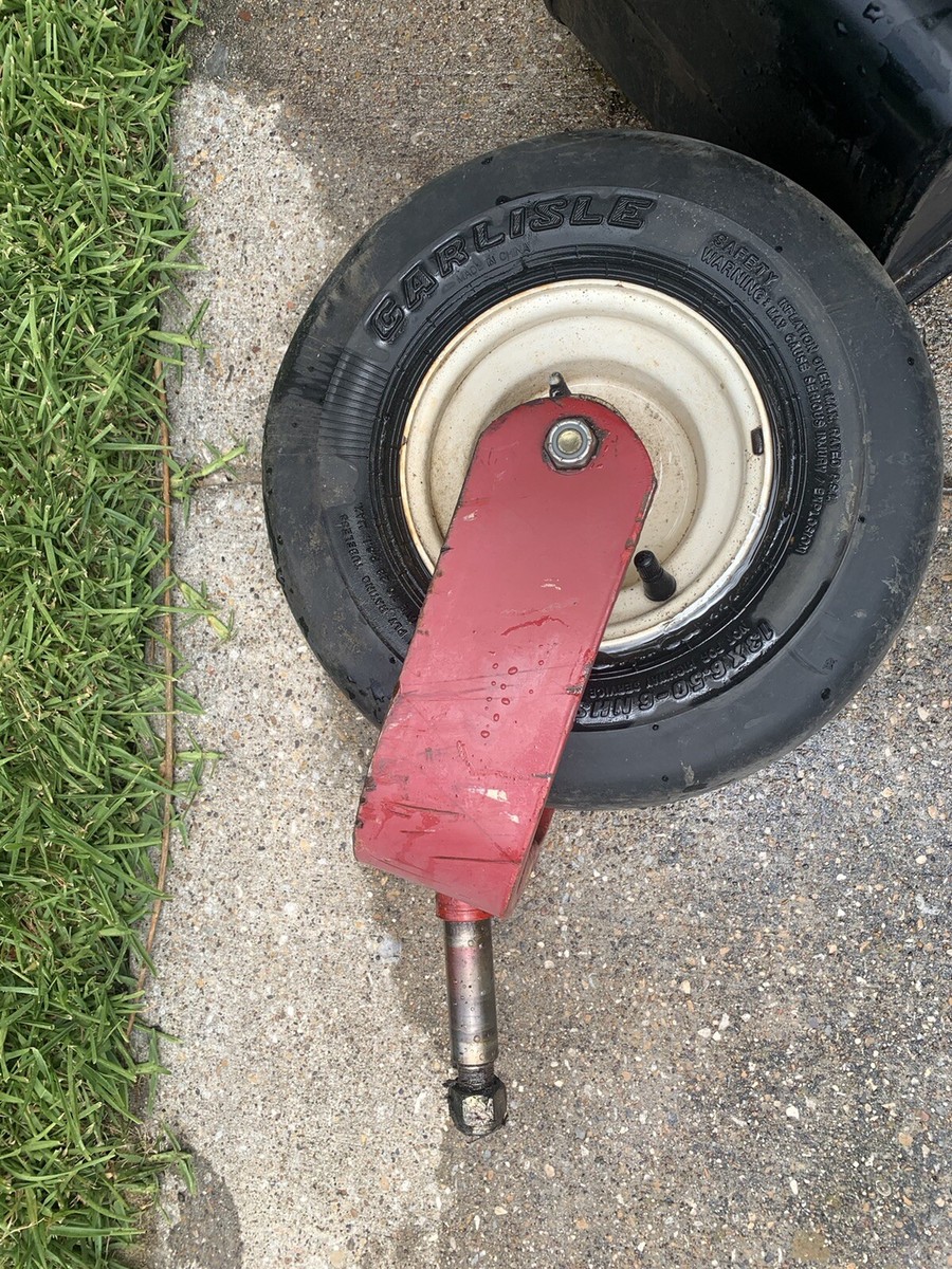 toro z master 7000 zero turn mower front fork and wheel