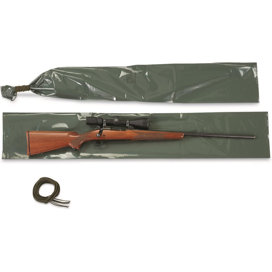 GI Polyethelene Waterproof Rifle Bag W/ Cord Gun Protective Storage