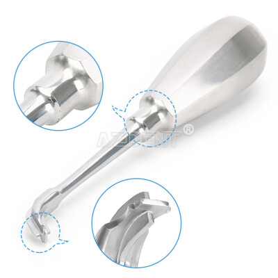 Dental Crown Remover Forcep  Handle Spreader Drill Root Elevator Cross Broken
