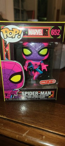 Buy spiderman black light funko pop 652 